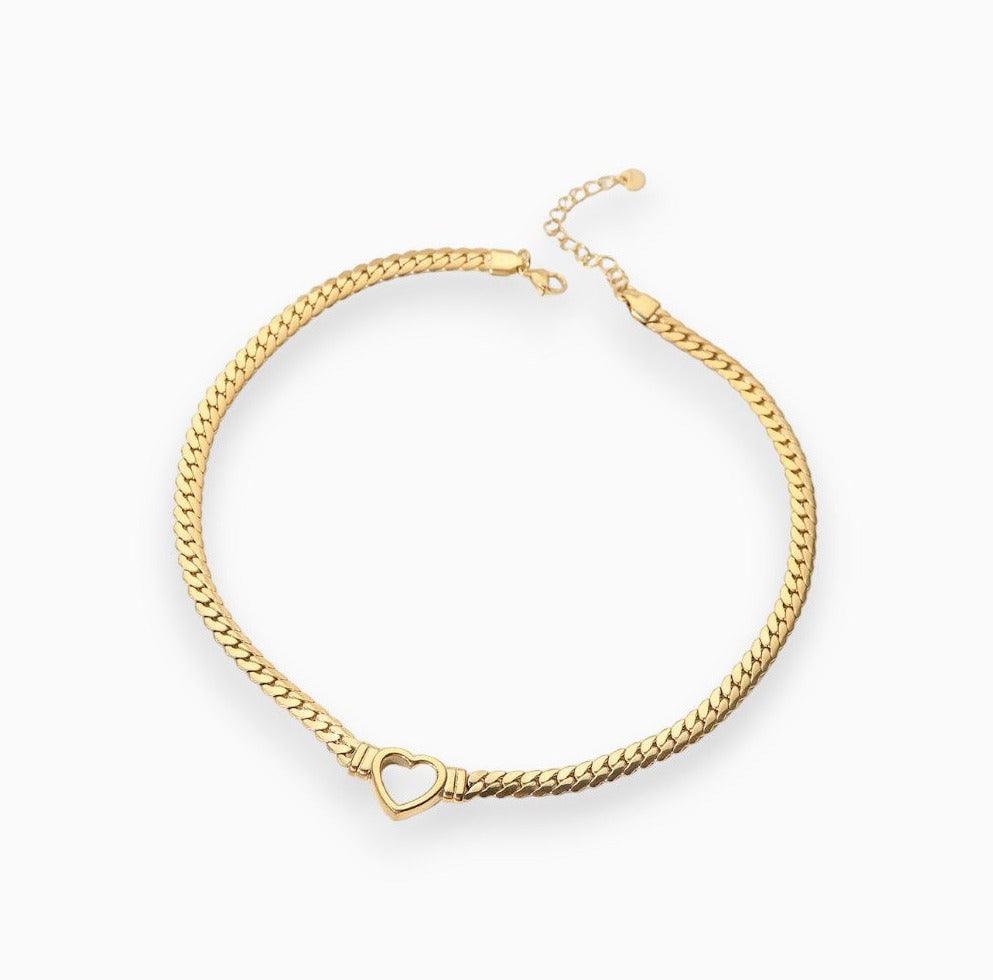 SerenitySpark 18k gouden hartslagketting