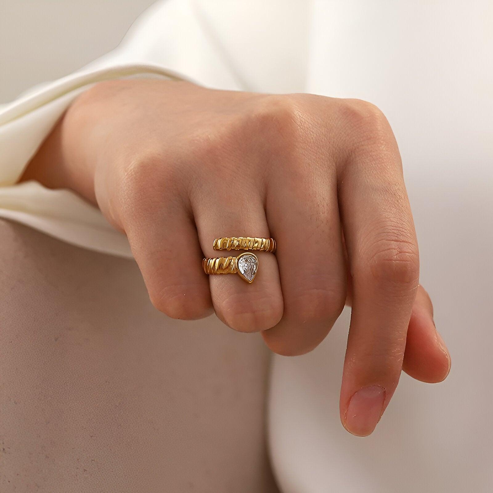 Gouden Gloed Julia Ring