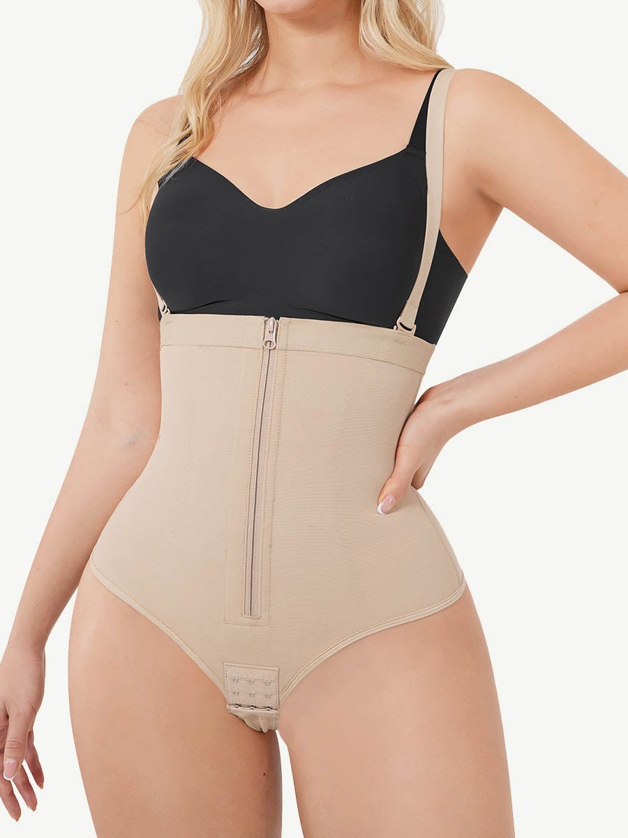 Sculpt™ | Correcting High-Waist Thong Body with Adjustable Straps