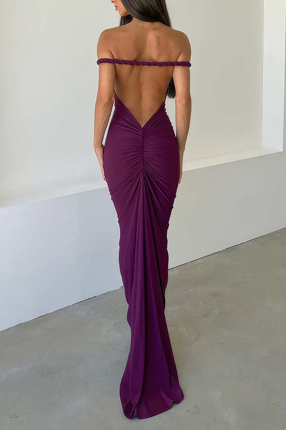 Maxi Dress with Twisted Strap