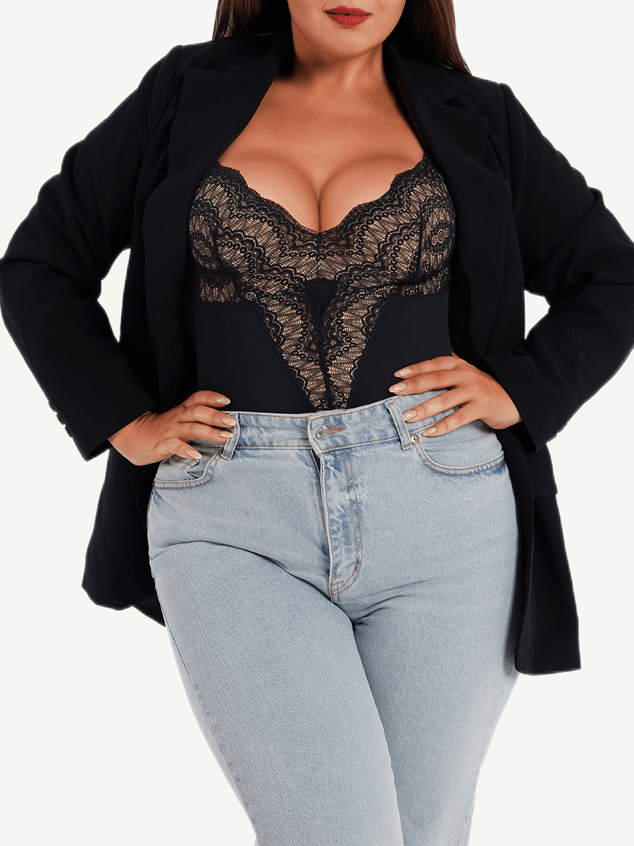 Sculpt™ | Correcting Refined Lace Bodysuit for Perfect Shaping