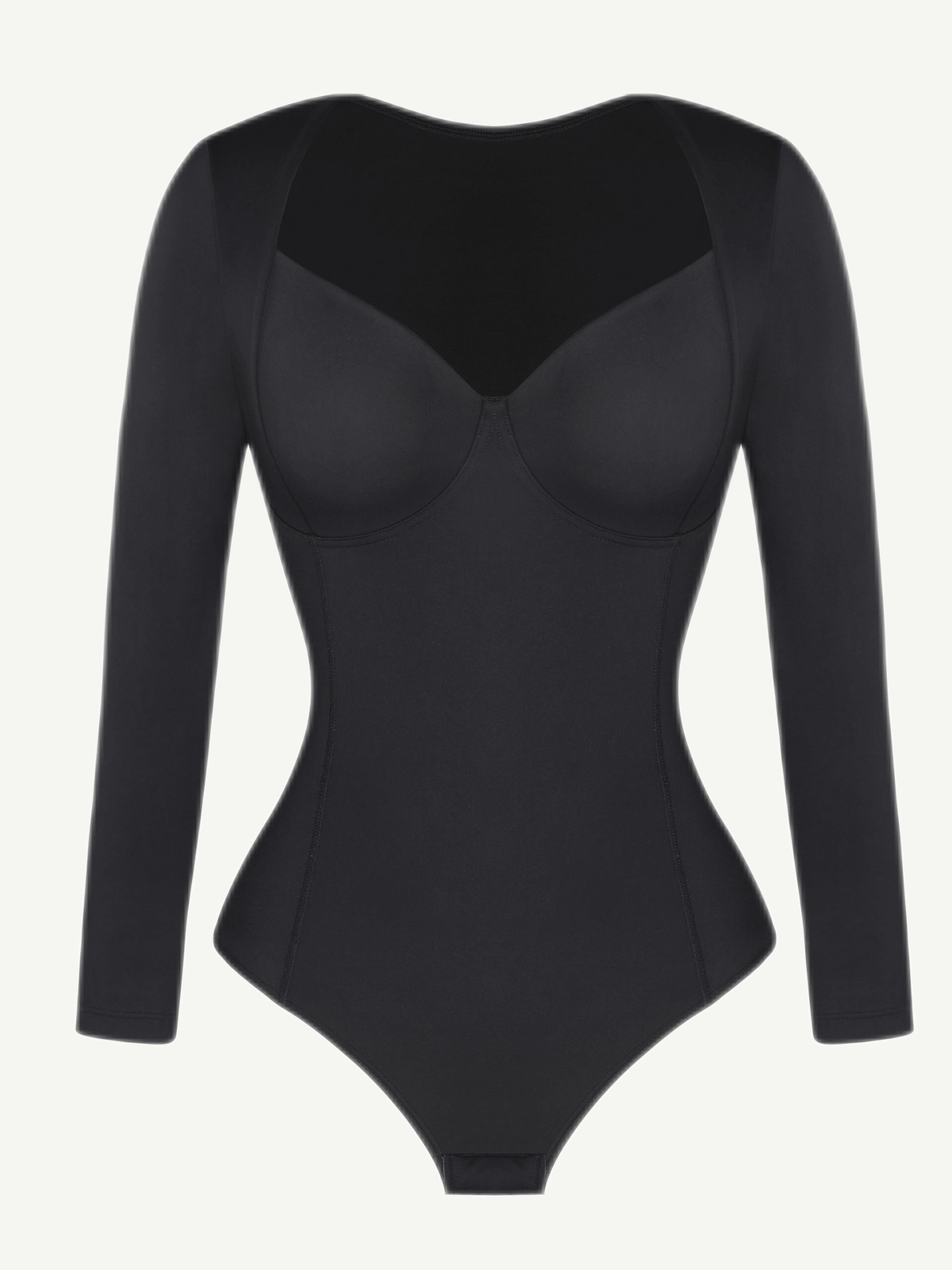 Sculpt™ | Correcting Classic Body with Square Neck and Long Sleeves