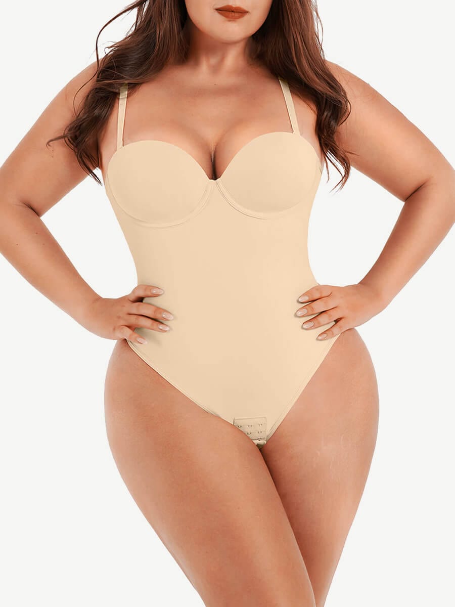 Sculpt™ | Correcting Bustier Bodysuit with Adjustable Straps