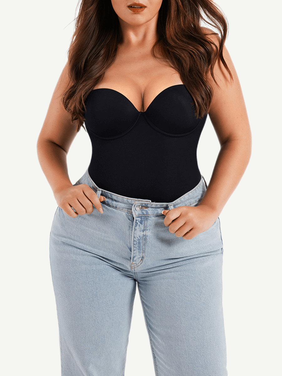 Sculpt™ | Correcting Bustier Bodysuit with Adjustable Straps