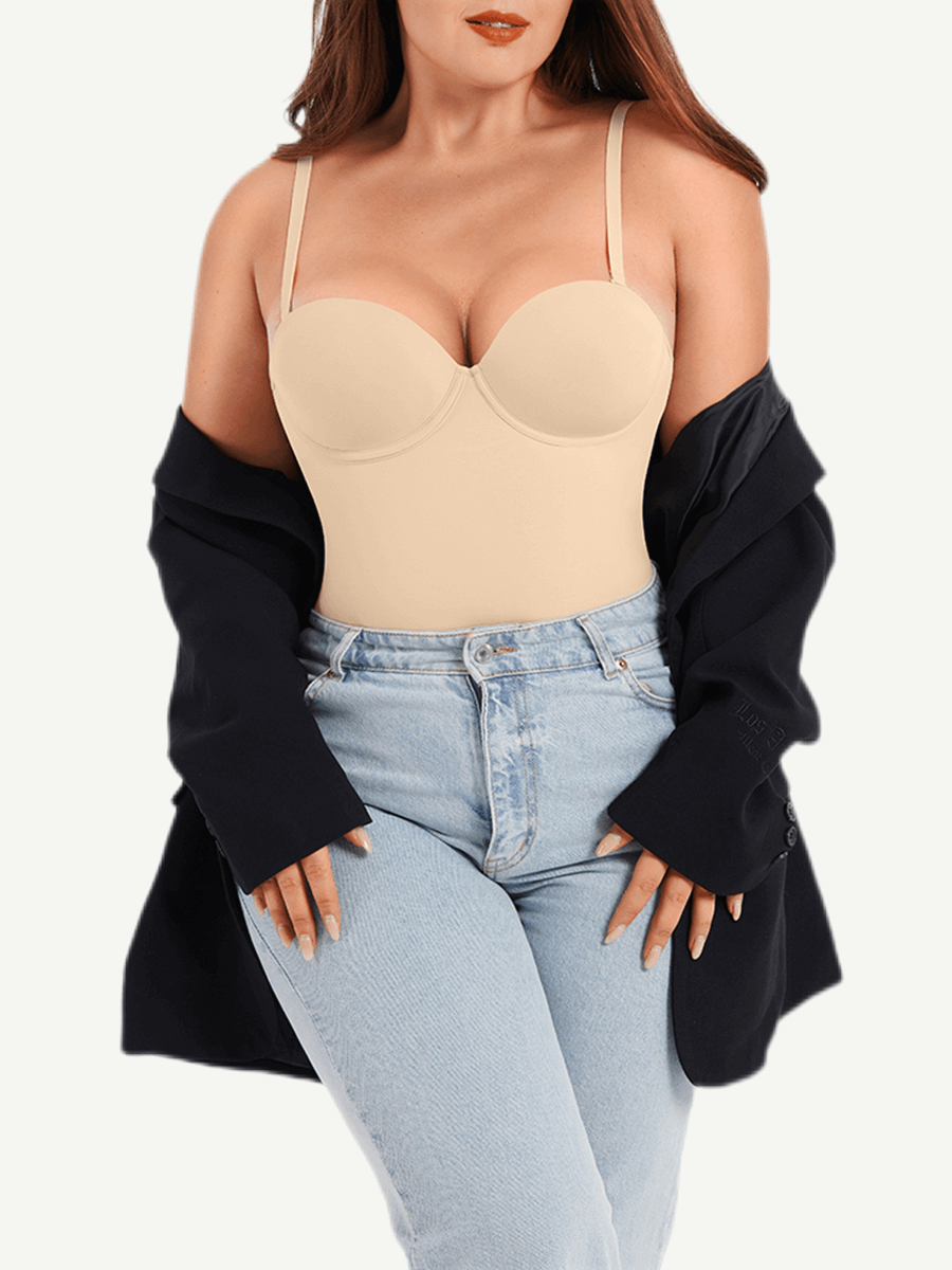 Sculpt™ | Correcting Bustier Bodysuit with Adjustable Straps