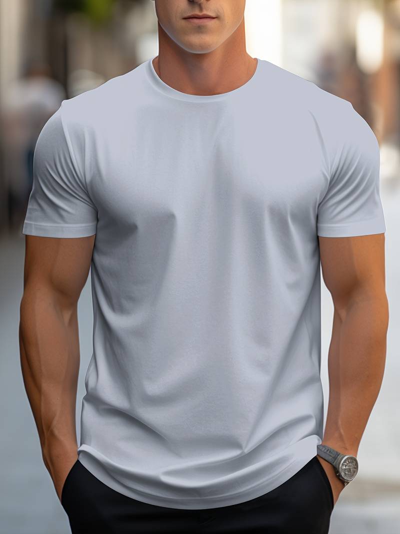 Slim fit T-shirt voor heren - Rike