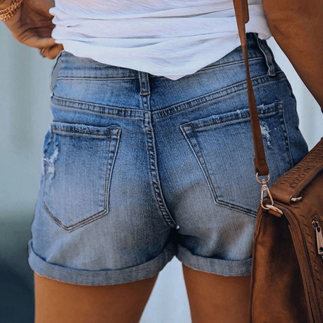 SARA™ | COMFORTABELE DENIM SHORTS