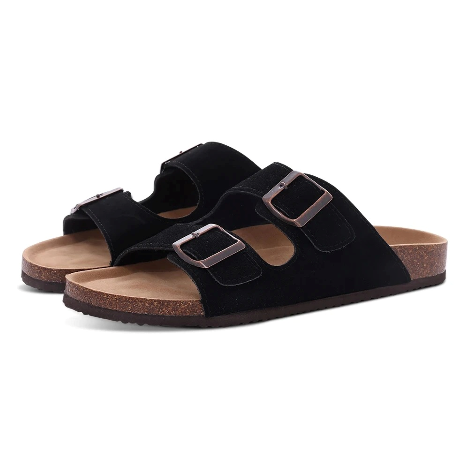 Sandalen met kurken hak - Chanda