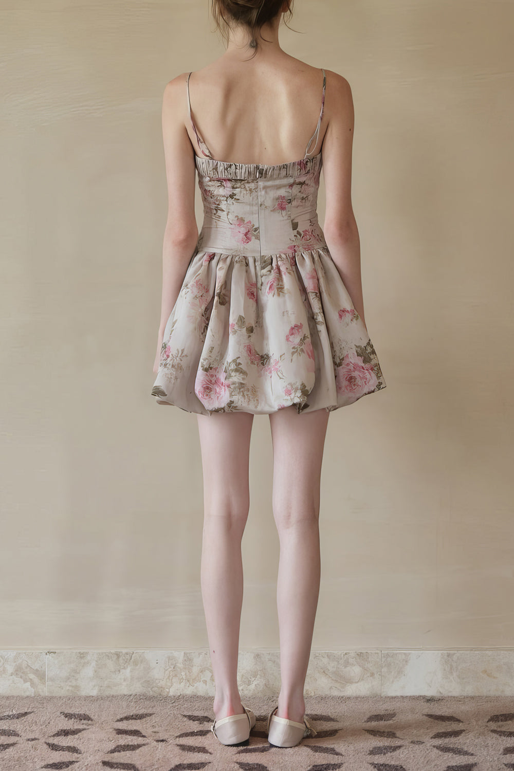 Floral Corset Style Mini Dress