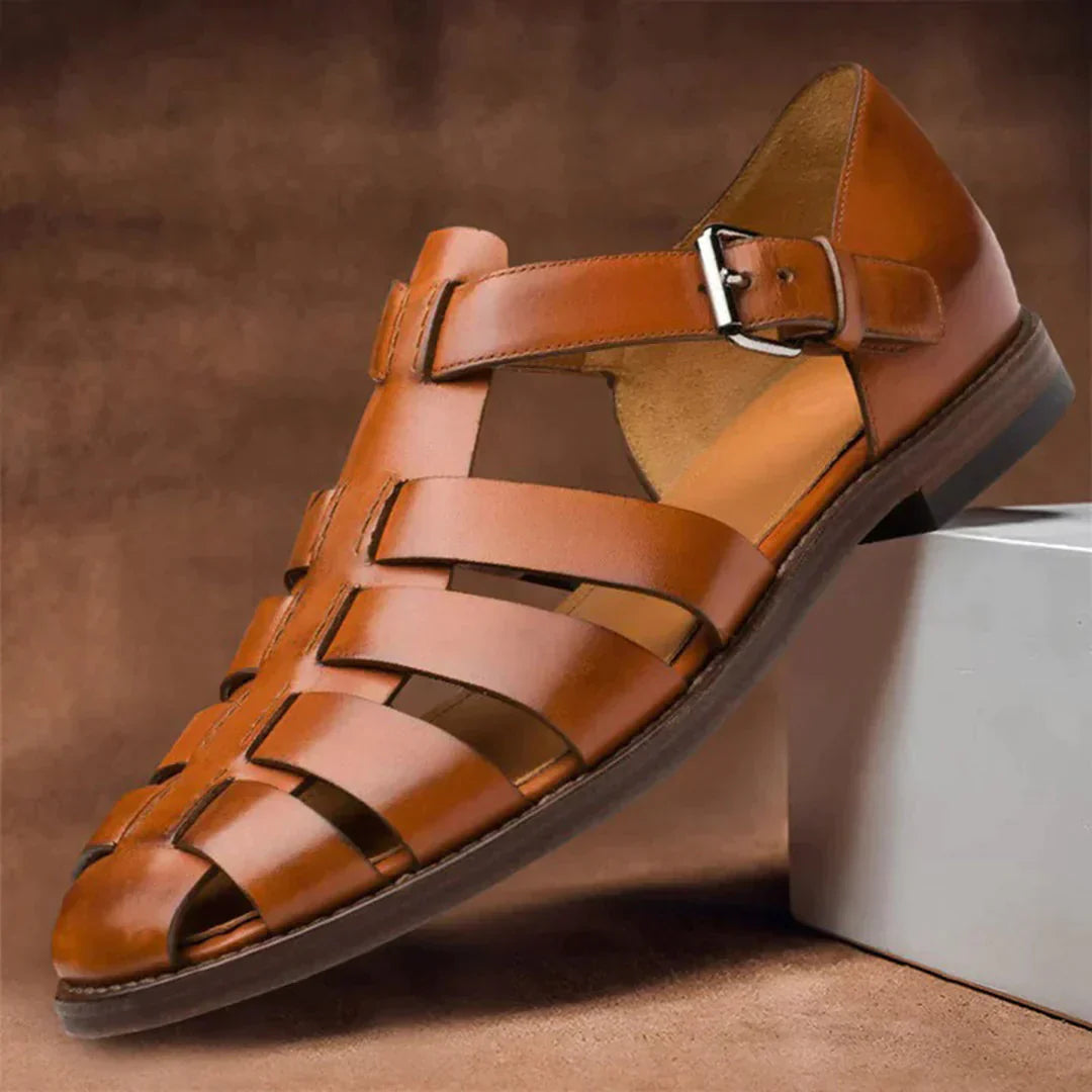 Leren zomersandalen voor heren - Galen