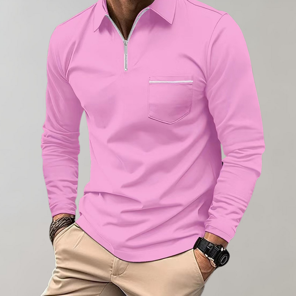 Poloshirt met lange mouwen