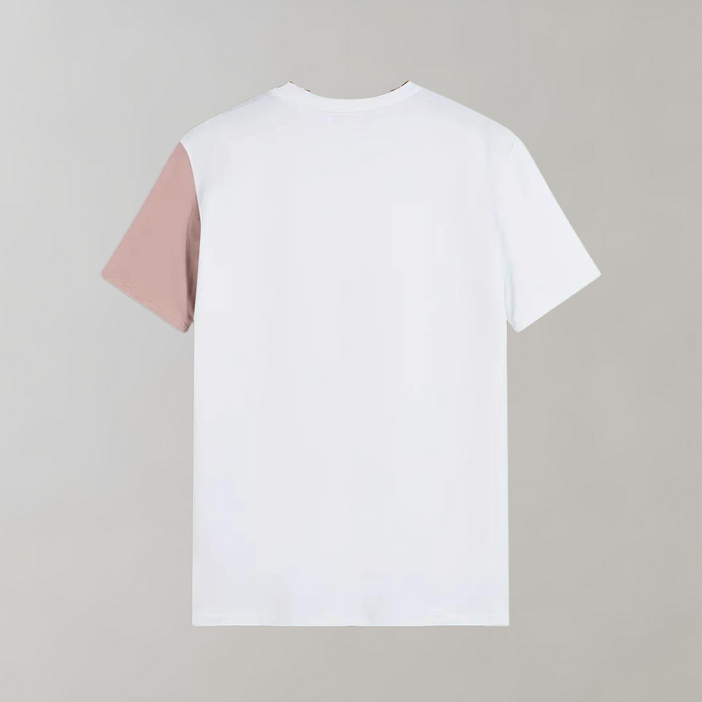 Casual kleurenblok t-shirt voor heren