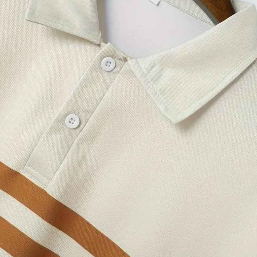 Casual gestreept poloshirt voor mannen