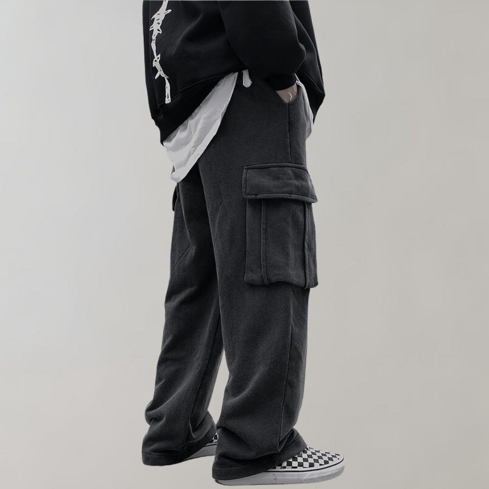 FELIX™ | CORDUROY CARGO BROEK MET TREKKOORD