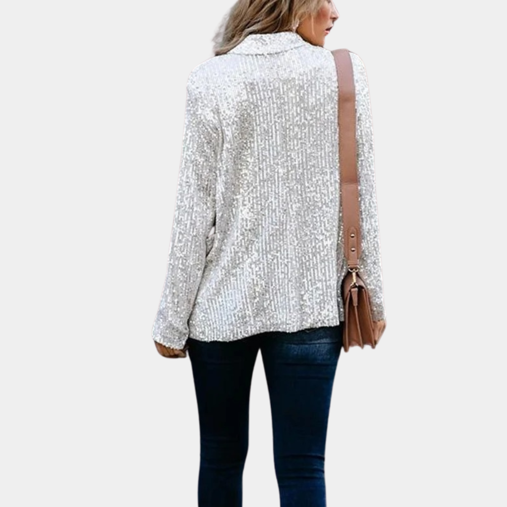 MELANIE | Stijlvolle glitterblazer voor dames