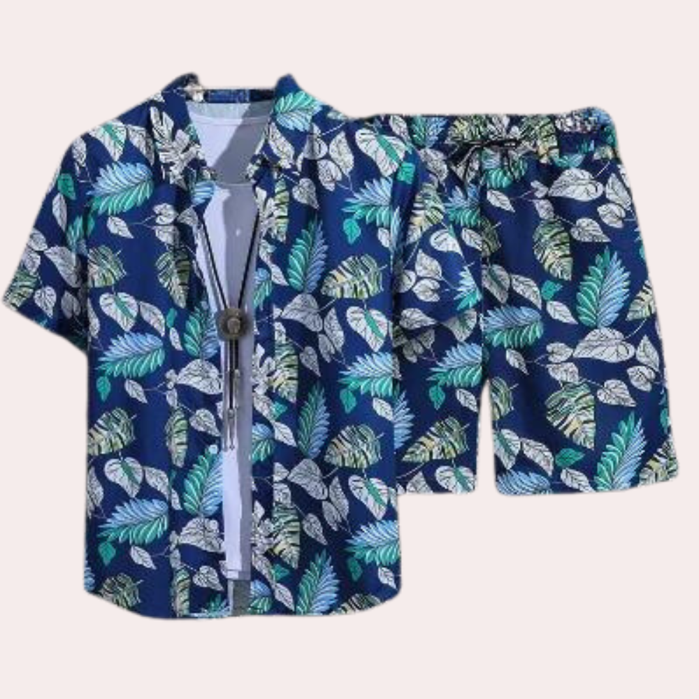 Hawaiian zomerset voor mannen