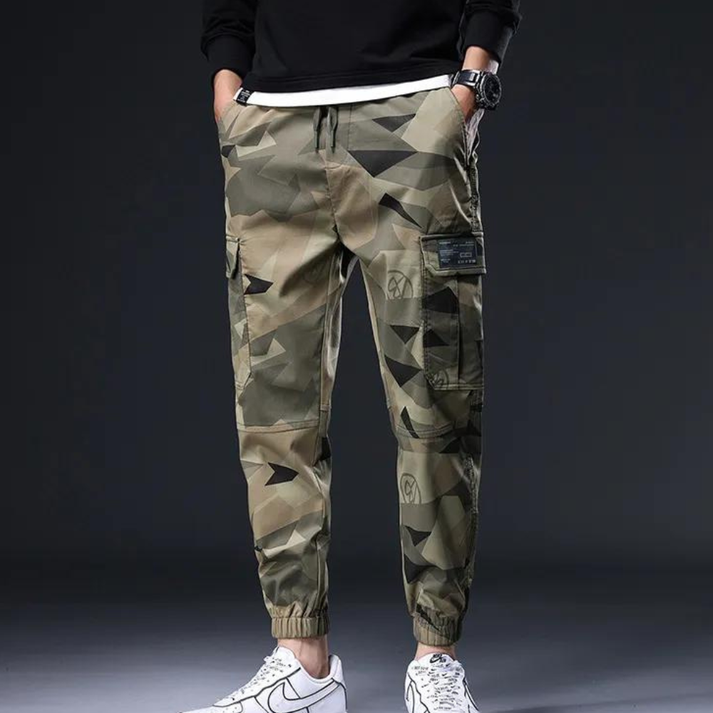 Emiliano - Stijlvolle Camouflage broek voor heren