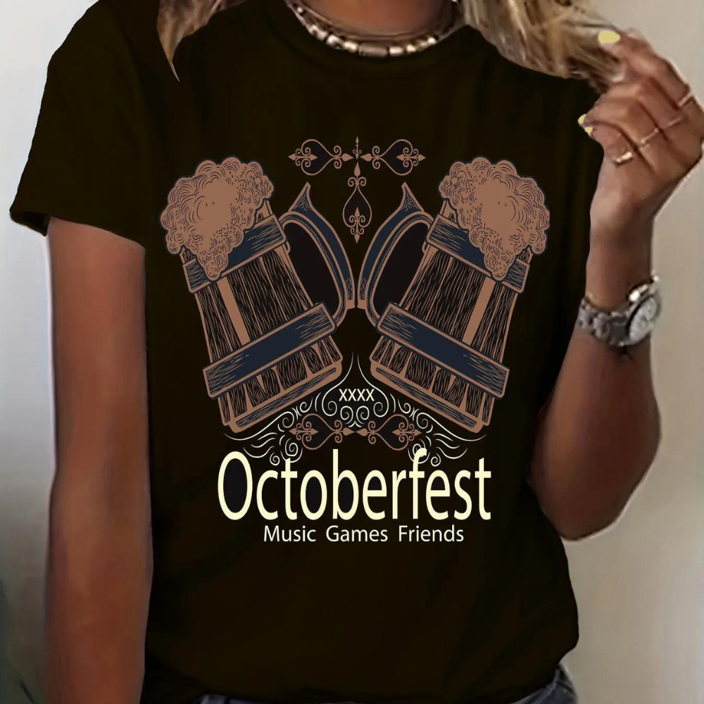 Agnieszka - Damesoverhemd Oktoberfest casual feestelijk