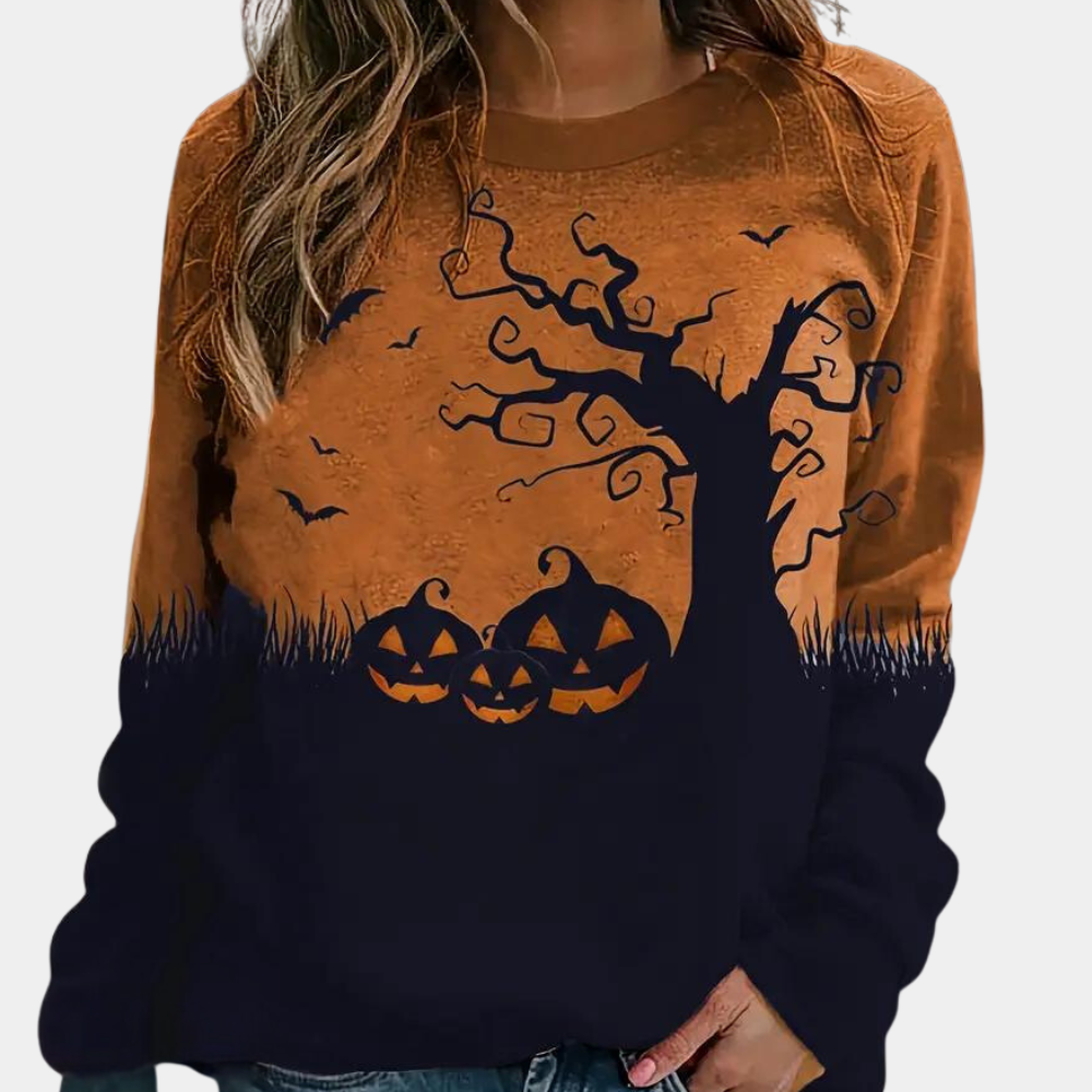 Elza - Stijlvol sweatshirt halloween voor dames