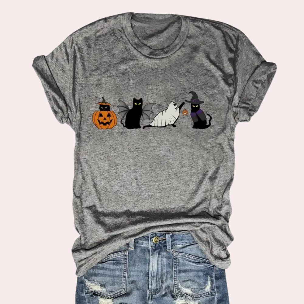 Kati - Feestelijk Halloween T-shirt voor dames