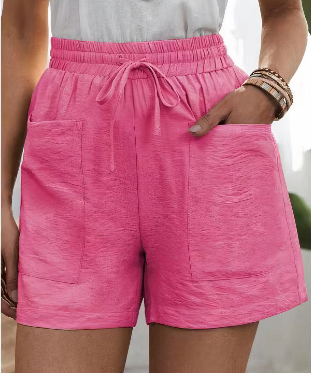 Zomershorts met hoge taille voor dames - Cece