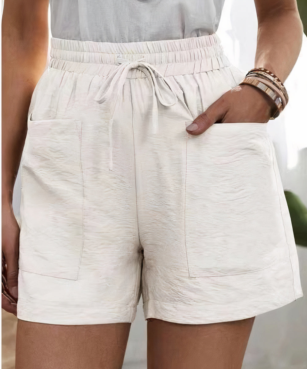 Zomershorts met hoge taille voor dames - Cece