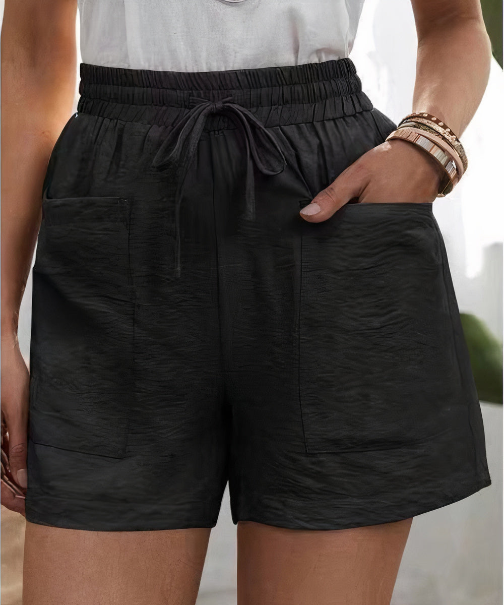 Zomershorts met hoge taille voor dames - Cece