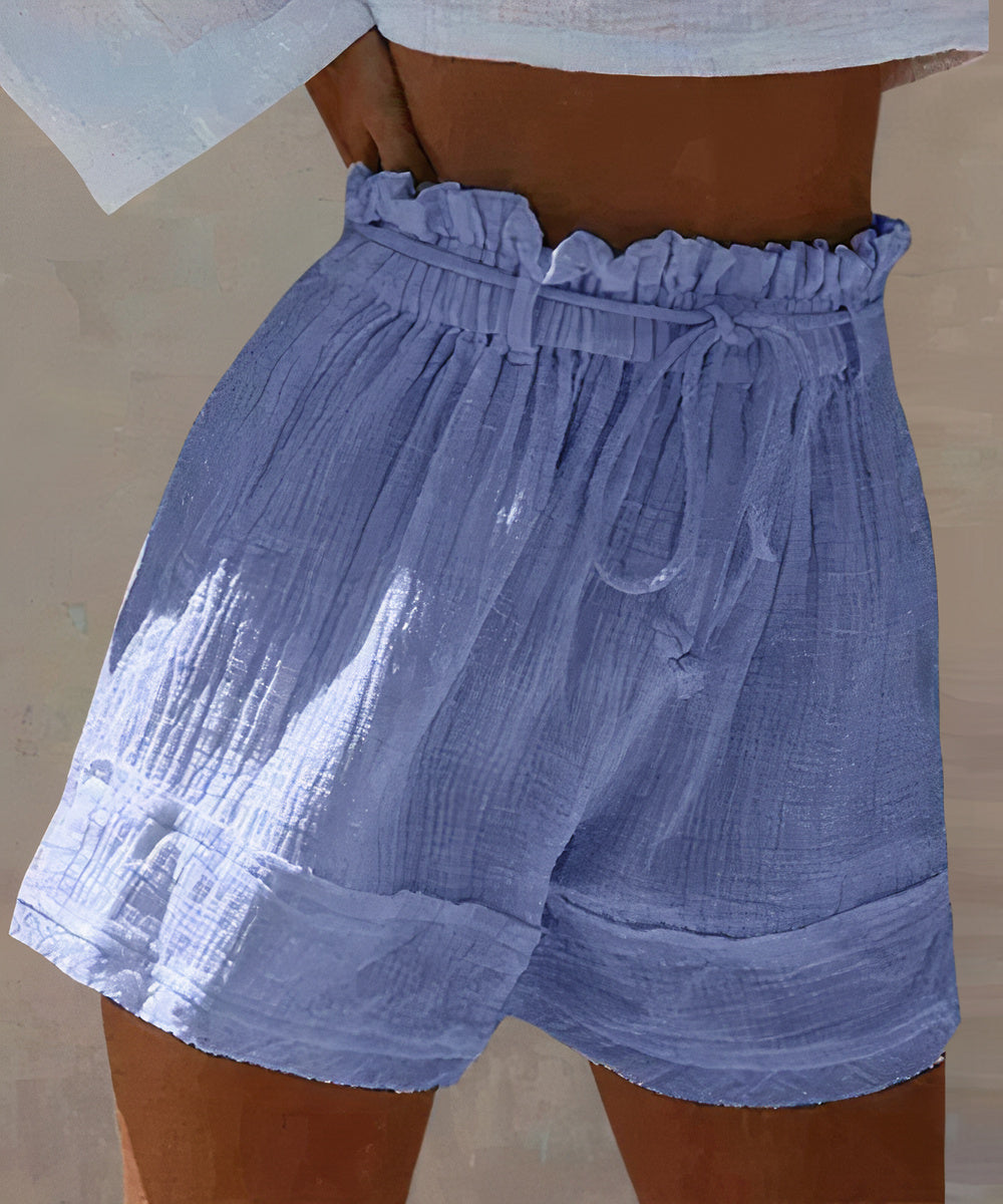 Zomershorts met hoge taille voor dames - Cece