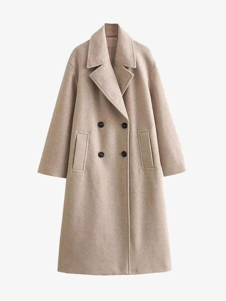 Myla™ | Elegante Wollen Trenchcoat