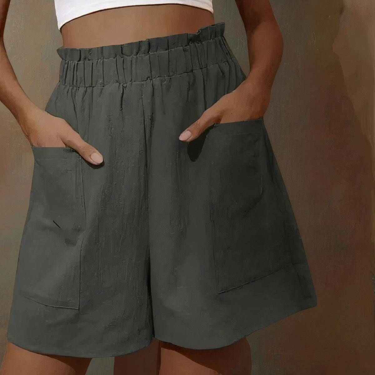 Zomershort met hoge taille - Thale