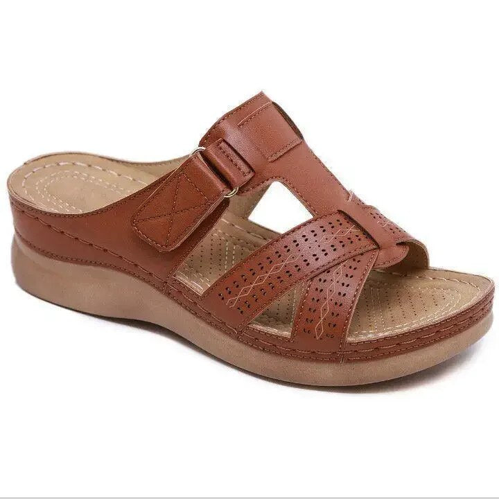 Leren sandalen -Steph