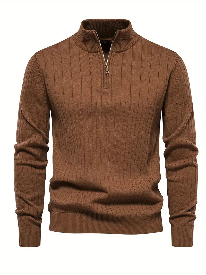 Henry™ | Sweater voor Heren met Halve Rits