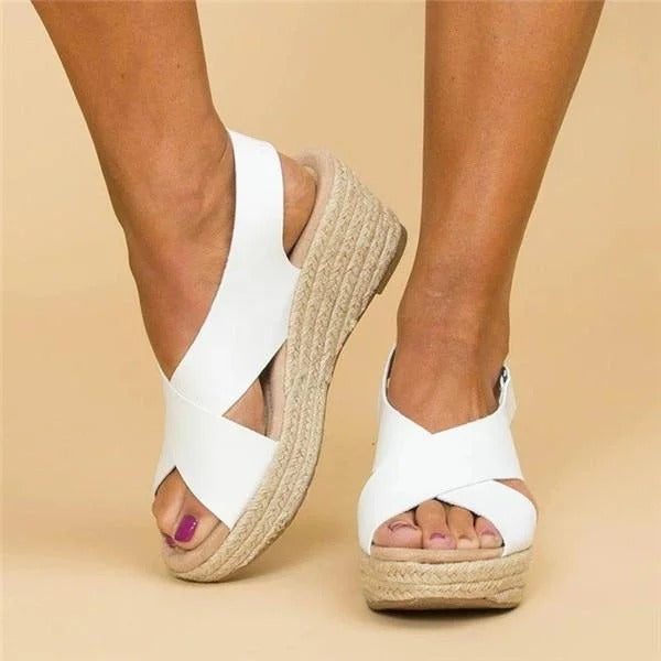 Elegante sandalen in espadrille - Asha