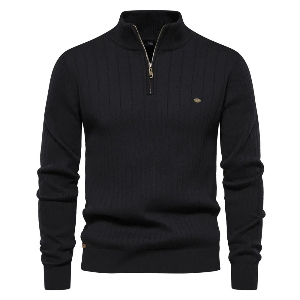 James - Casual Zip-Up Sweater