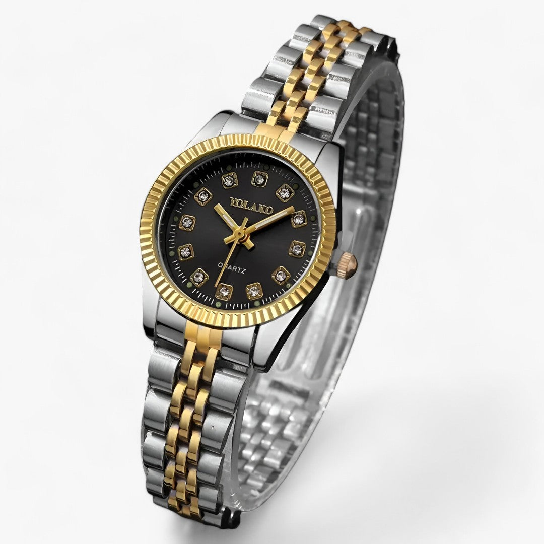 FELICITY | Elegante Gouden Rond Wristwatch - Uw stijlvolle en praktische must-have!