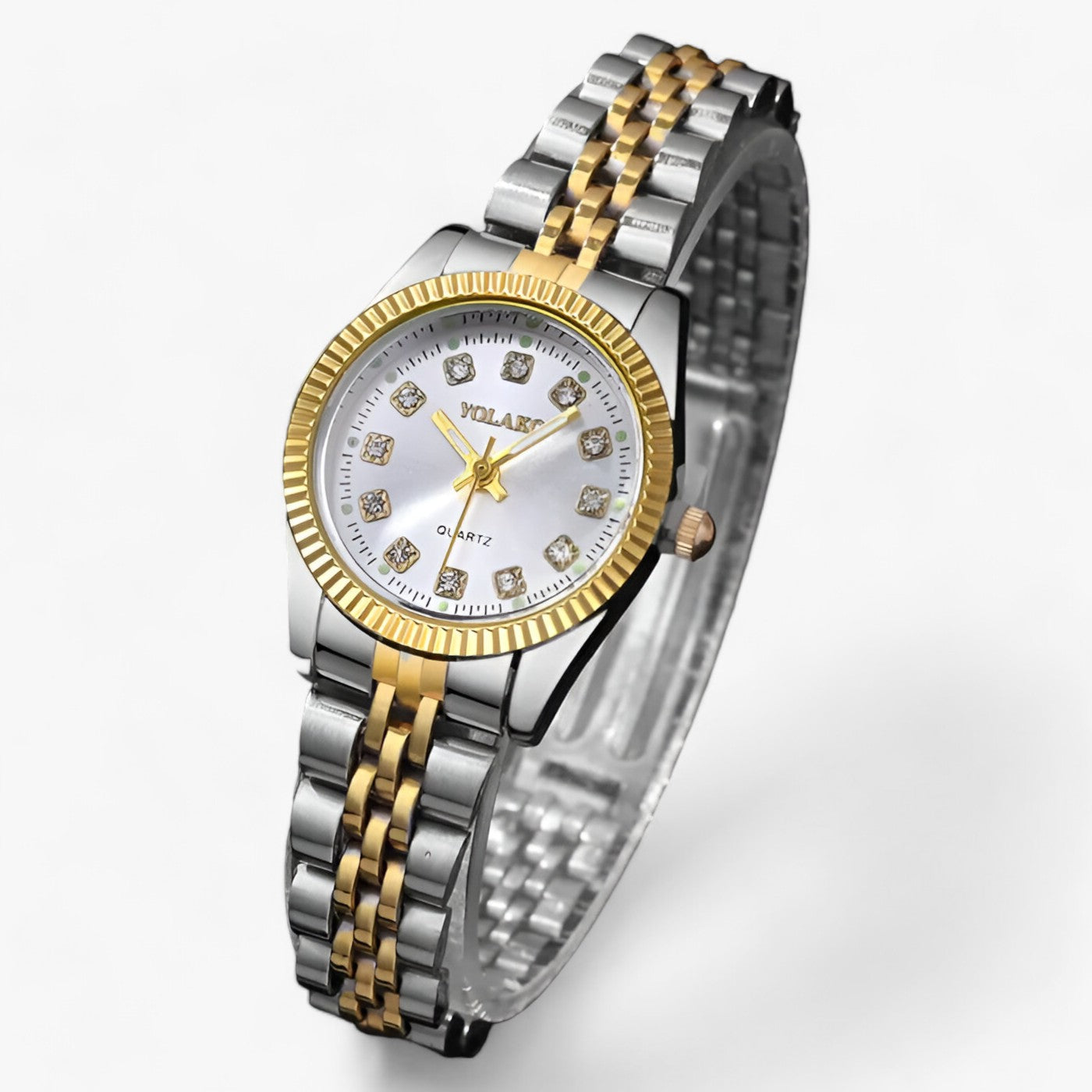 FELICITY | Elegante Gouden Rond Wristwatch - Uw stijlvolle en praktische must-have!