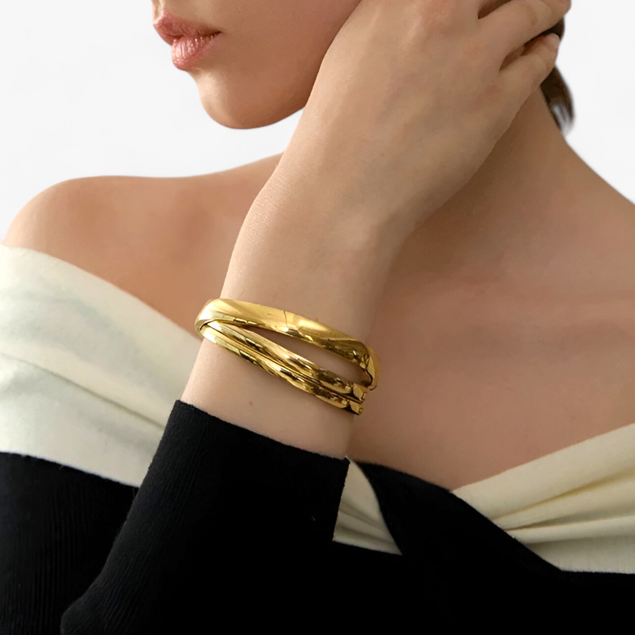 Mia | Waterdichte Armband - Minimalistische 18k Gouden Bedel