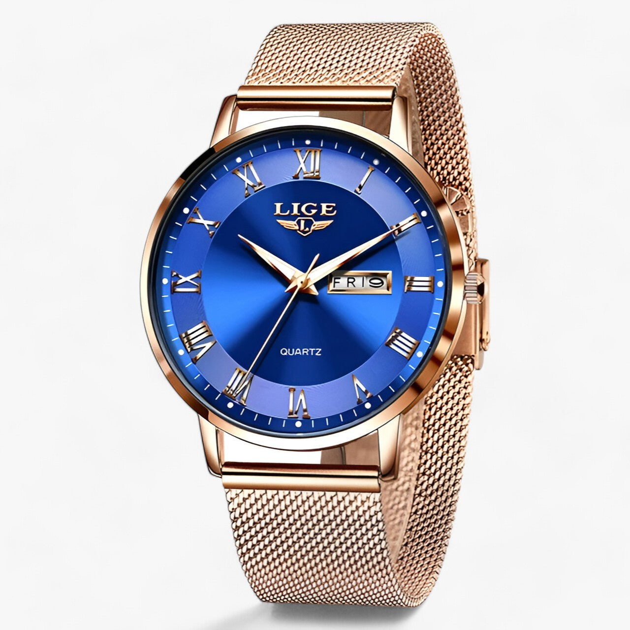 LINA - Elegante staal-mesh horloge - Stijlvolle metgezel voor elke dag