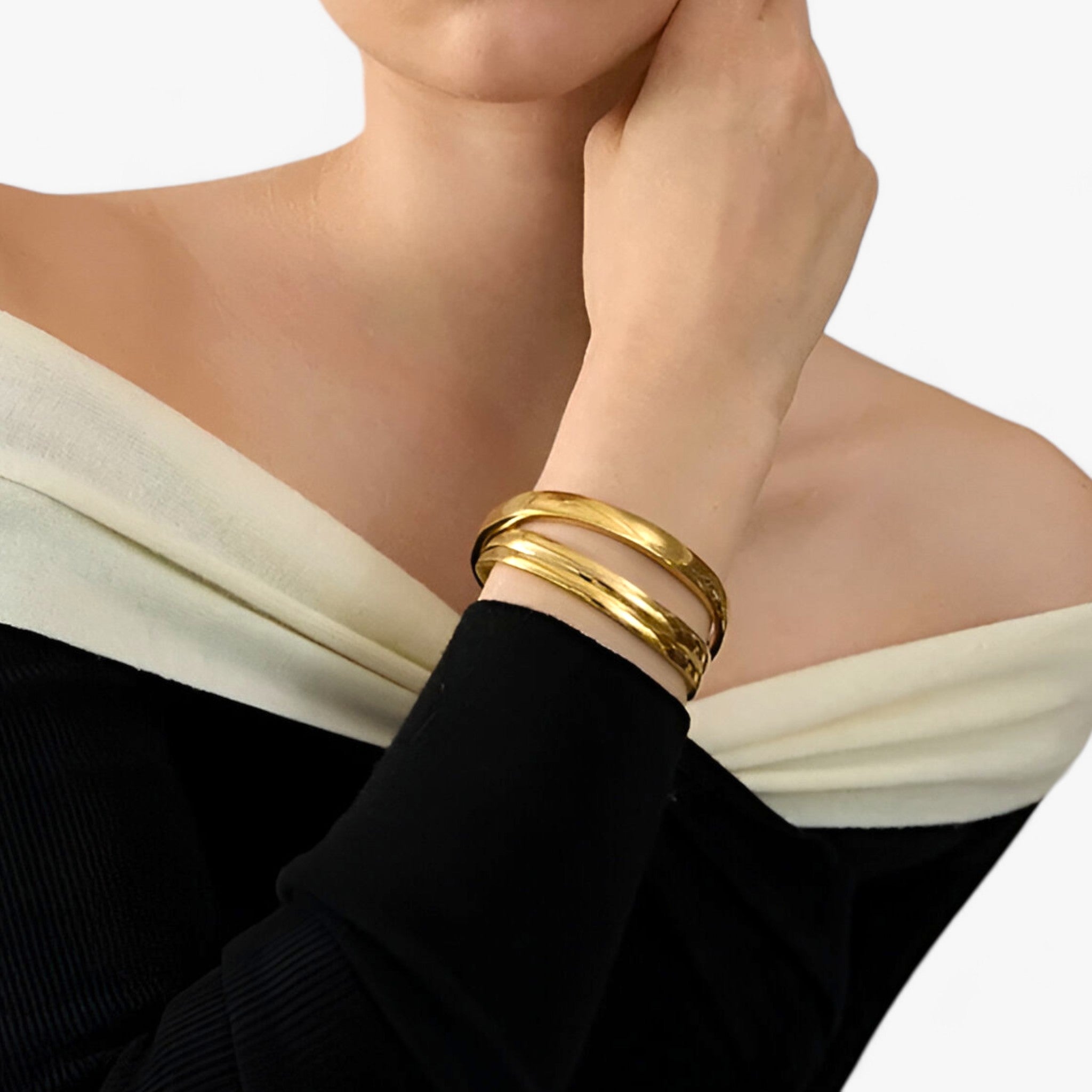 Mia | Waterdichte Armband - Minimalistische 18k Gouden Bedel