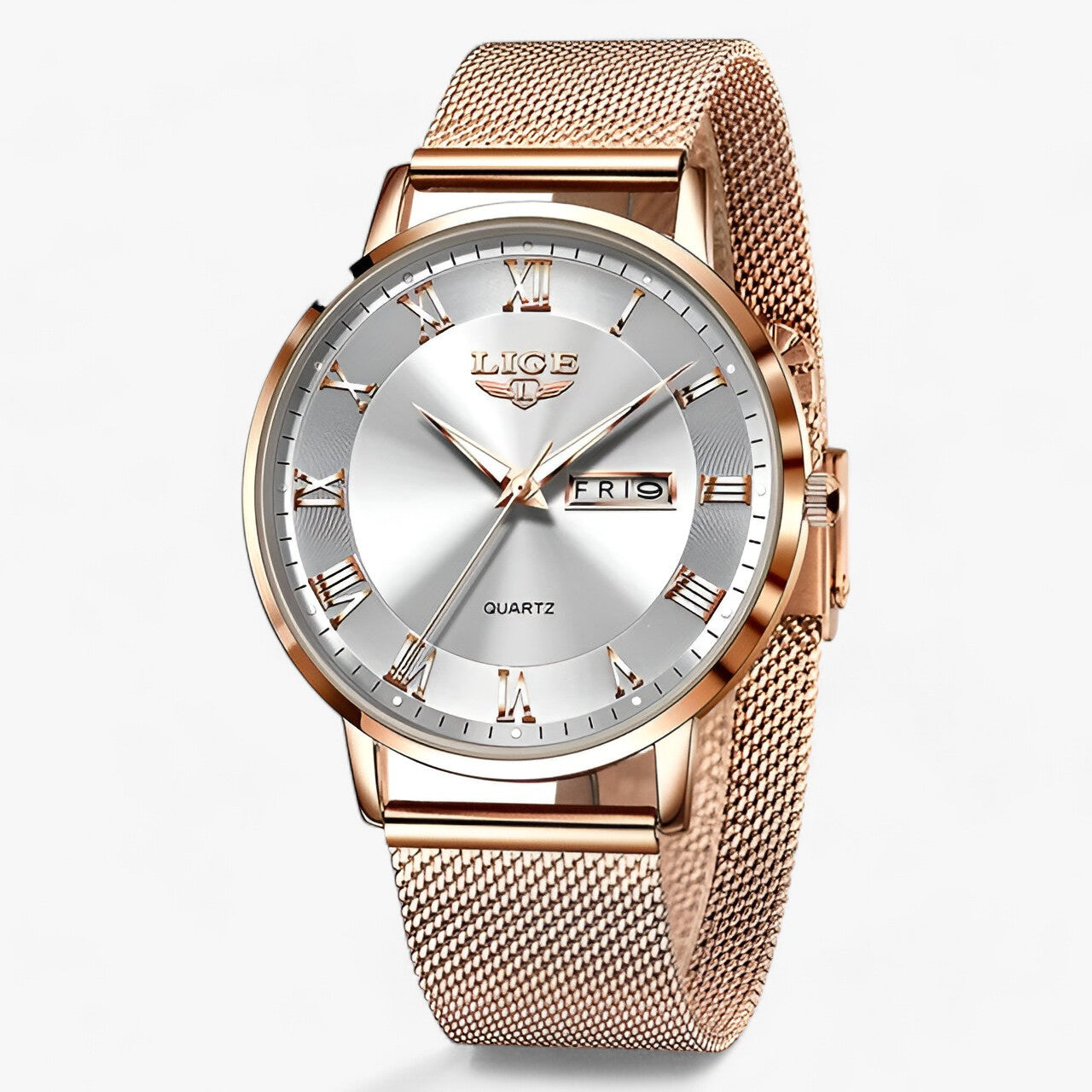 LINA - Elegante staal-mesh horloge - Stijlvolle metgezel voor elke dag