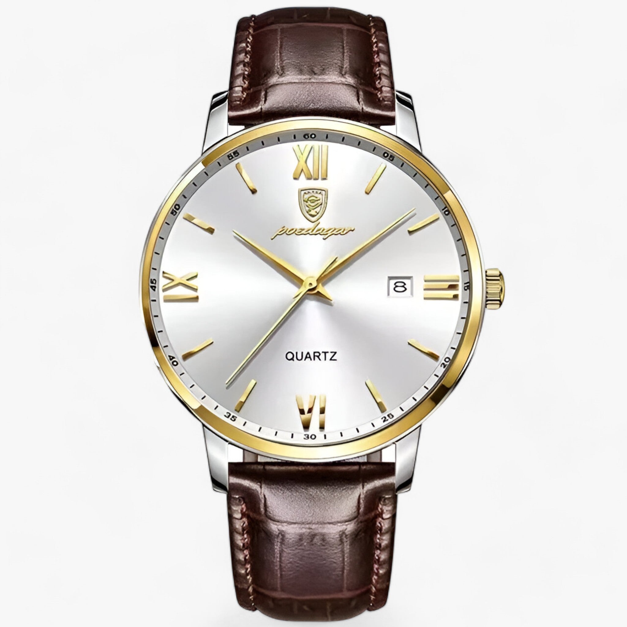 MORGAN | Heren Luxe Quartz Horloge - Stijlvolle Leerband Horloge voor Veeleisende Mannen