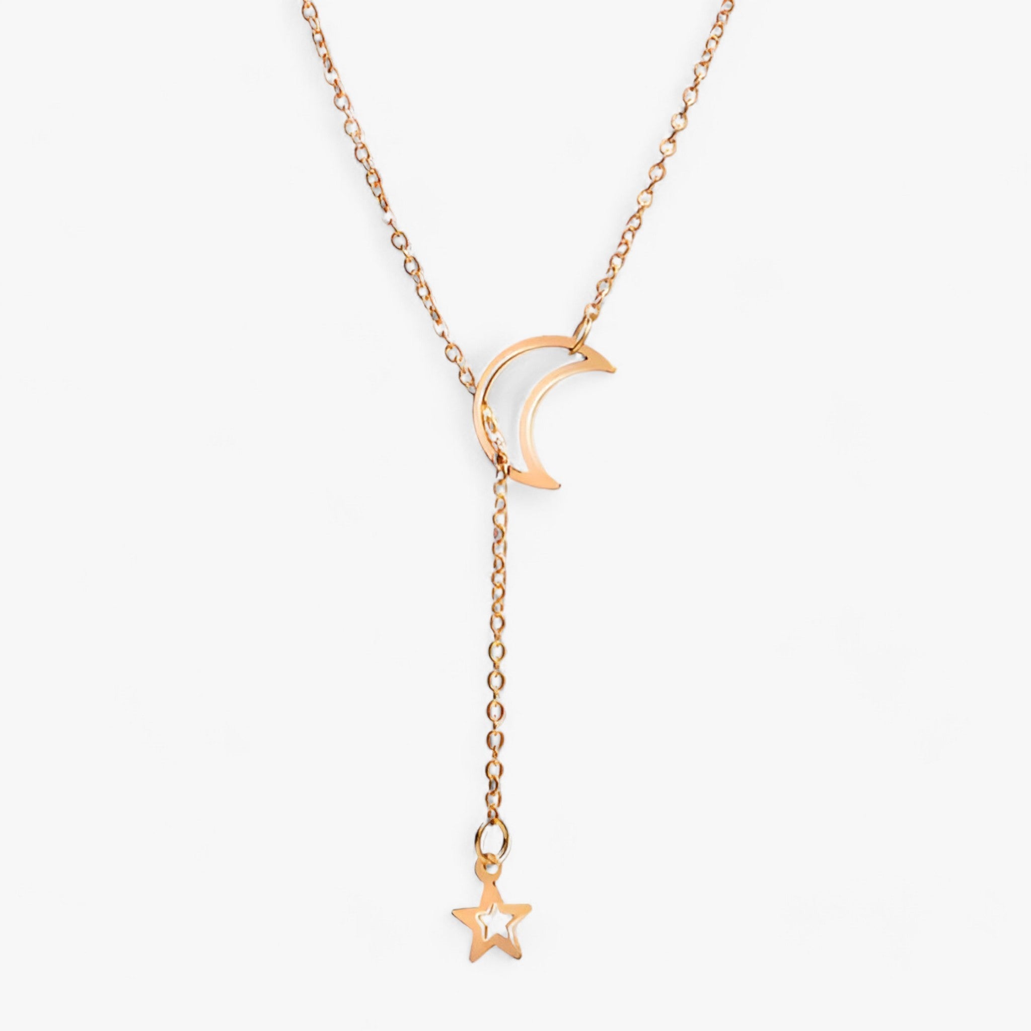 Luna | Maan Ster Choker - Eenvoudig maar chic