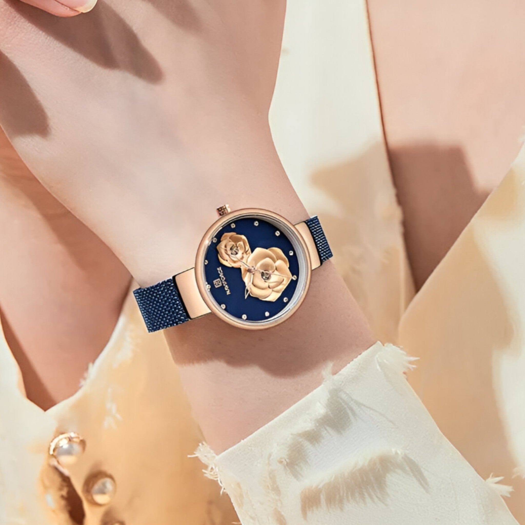 LUXETIME | Elegante Stalen Mesh Horloge - Een tijdloos hoogtepunt voor uw stijl