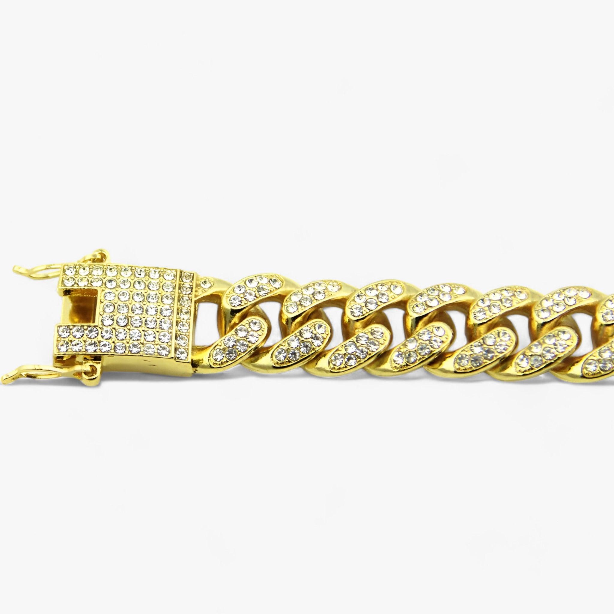 LUXE - Cuban Chain Armband - Voegt extravagantie toe aan casual kleding