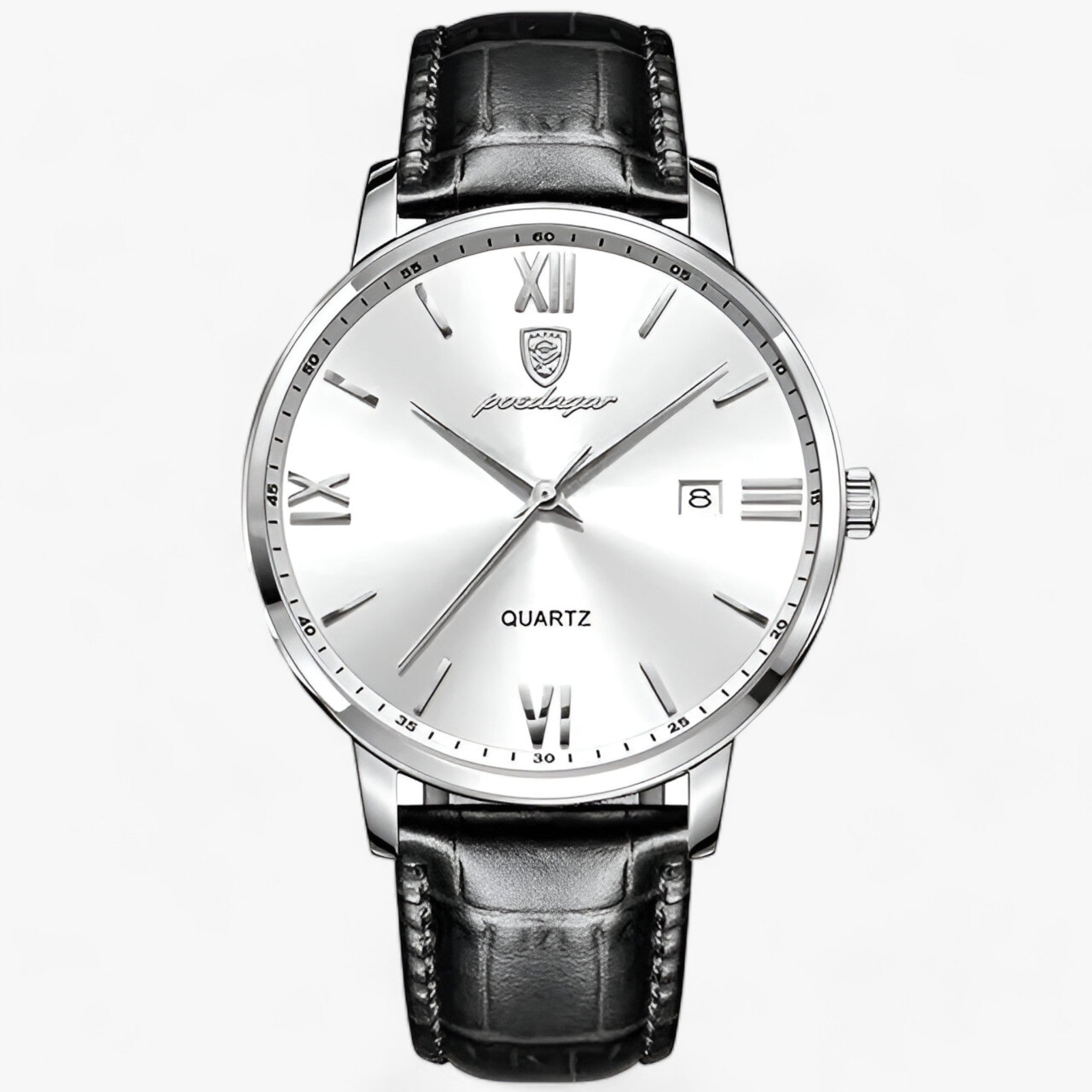 MORGAN | Heren Luxe Quartz Horloge - Stijlvolle Leerband Horloge voor Veeleisende Mannen