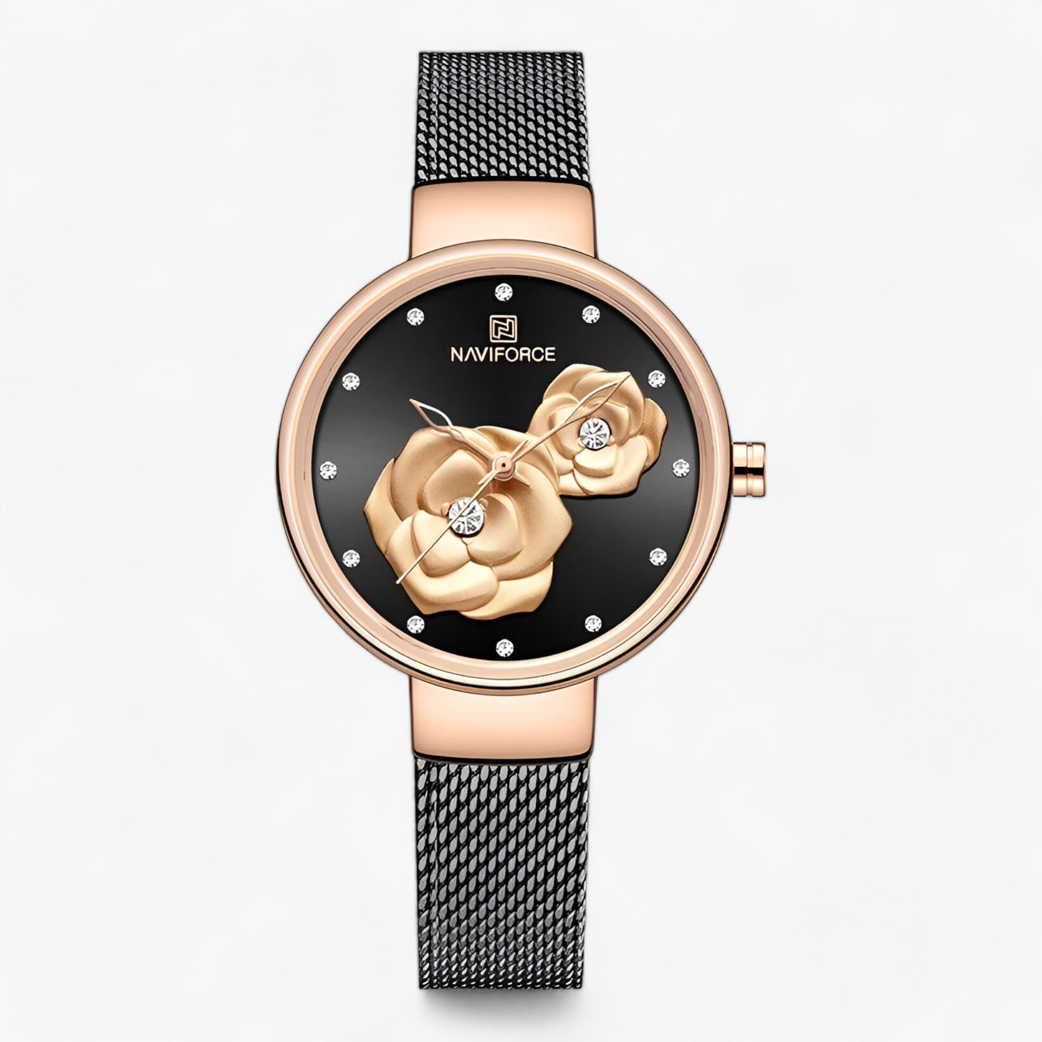 LUXETIME | Elegante Stalen Mesh Horloge - Een tijdloos hoogtepunt voor uw stijl