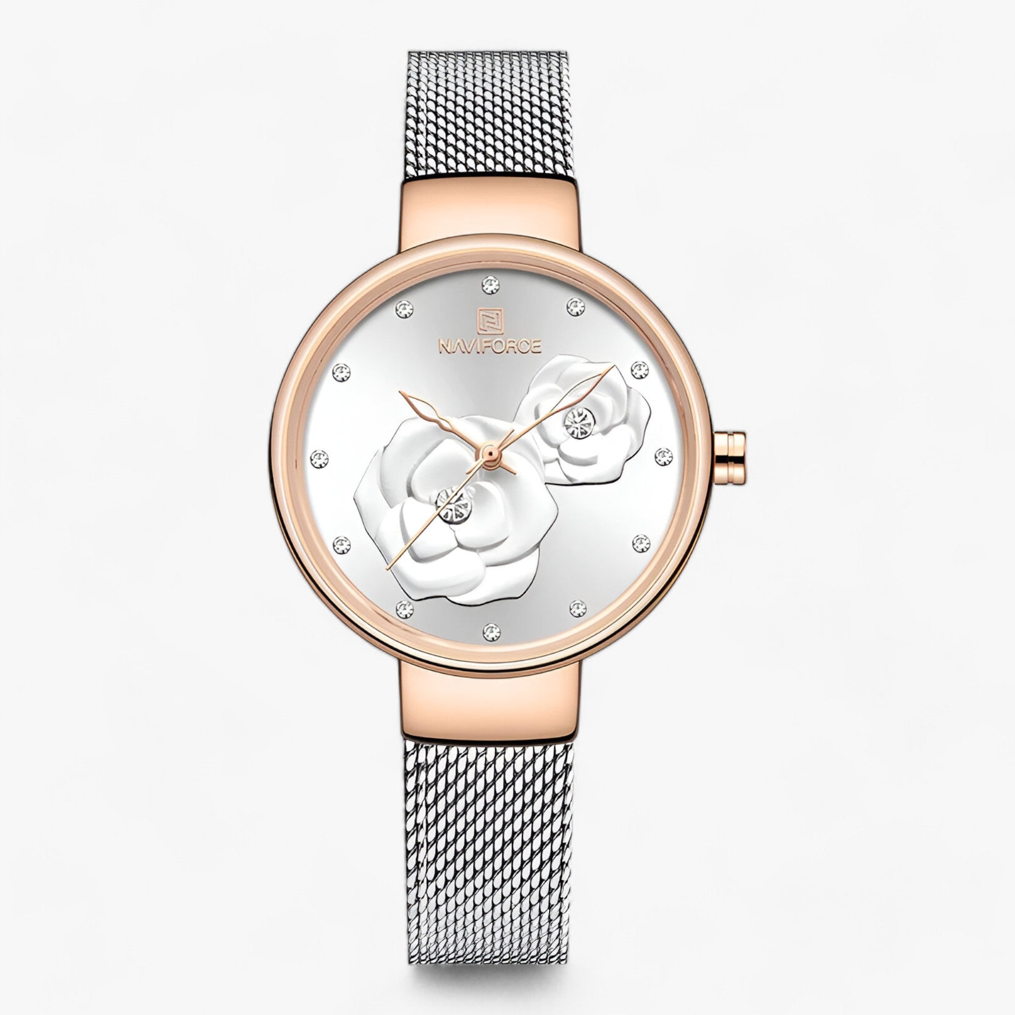 LUXETIJD | Horloge van staalgaas - Elegant ontwerp voor tijdloze stijl