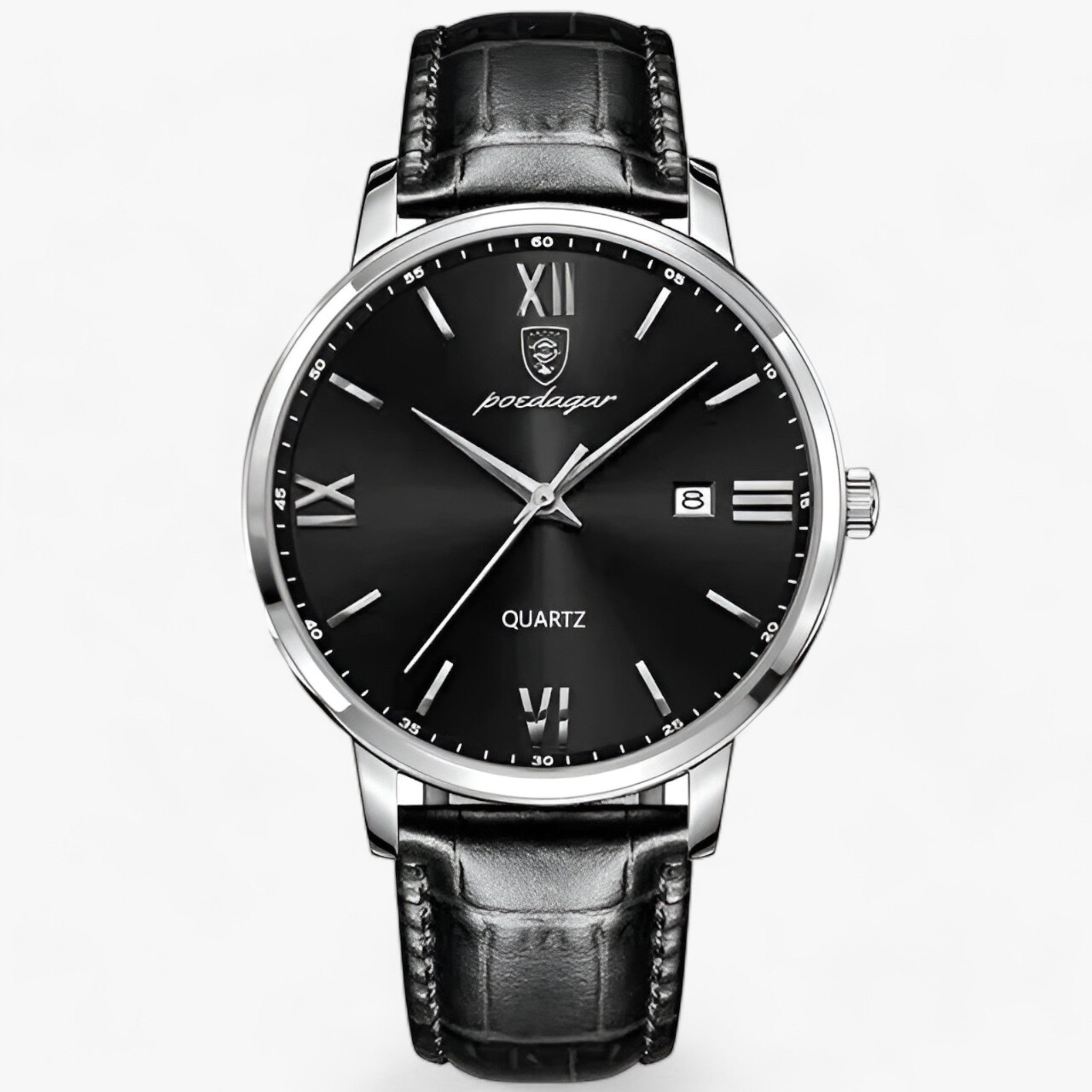 MORGAN | Heren Luxe Quartz Horloge - Stijlvolle Leerband Horloge voor Veeleisende Mannen