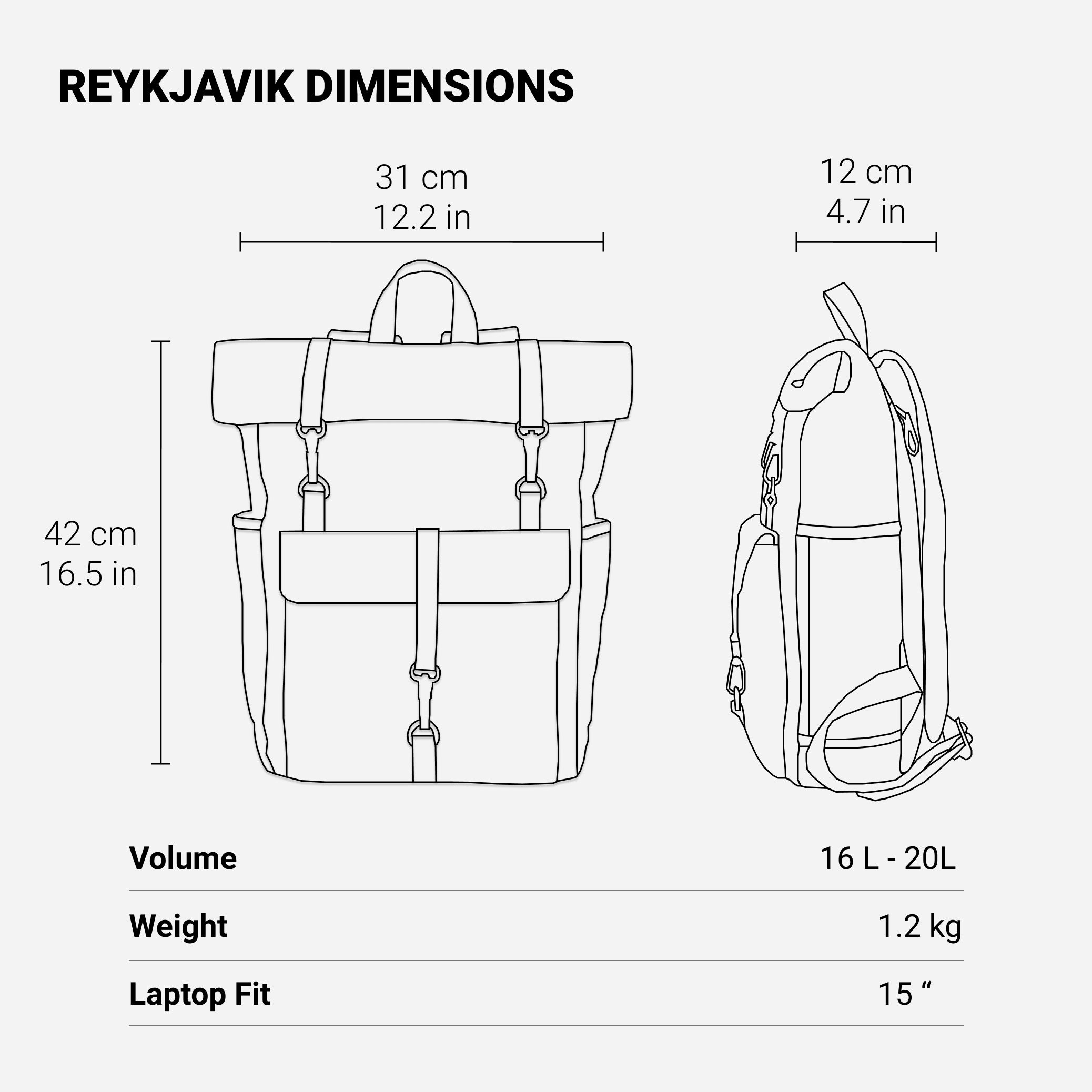 REYKJAVIK™ | CANVAS RUGZAK