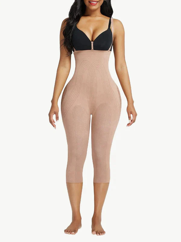 Sculpt™ | Seamless Body Shaper Capri with Adjustable Straps